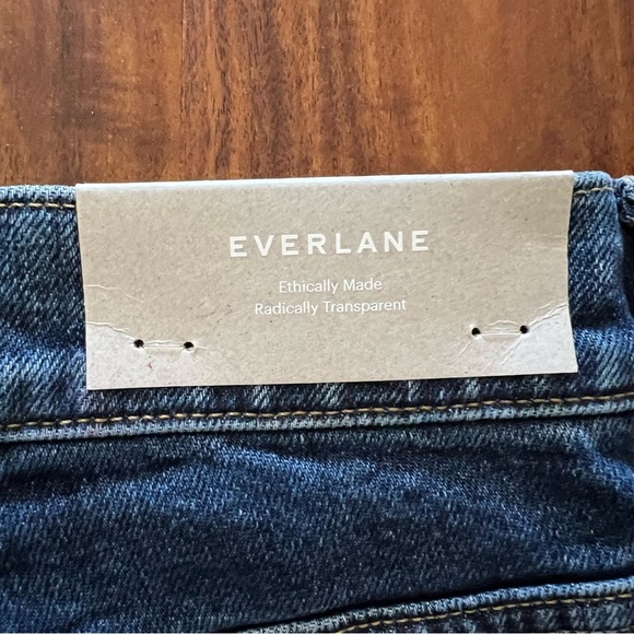 NWT Everlane Way-High Slim Jeans Dark Wash size 23S - Picture 12 of 13